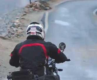CEAT bike tyres in Ladakh trip rugged terrain